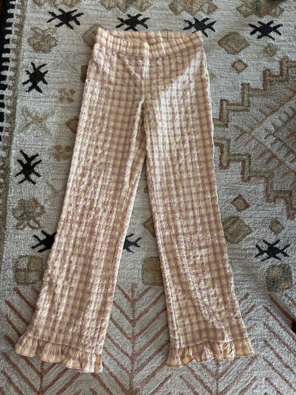 Free People Ruffle Pants